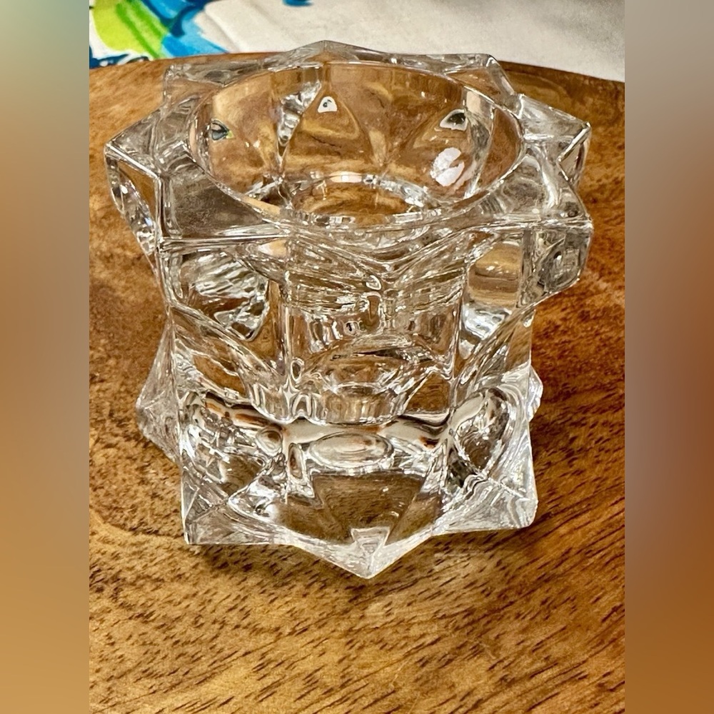 Mikasa Small Crystal Clear Candle Holder